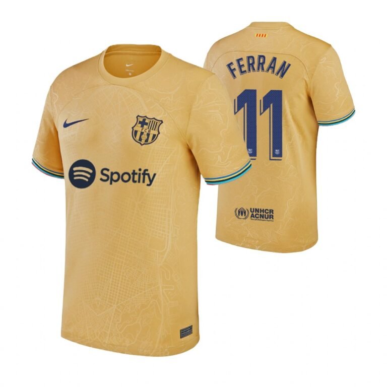FC Barcelona Ferran Torres 11 Away Trikot 2022-2023