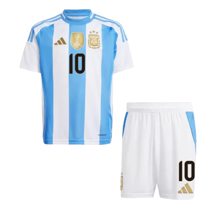 Argentinien Lionel Messi 10 Heimtrikot Kinder Minikit 2024-2025