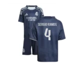 Real Madrid Sergio Ramos 4 Auswärtstrikot Kinder 2025-2026