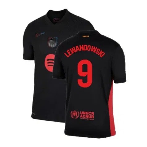 FC Barcelona Robert Lewandowski 9 Auswärtstrikot Kinder Mini Kit 2024-2025