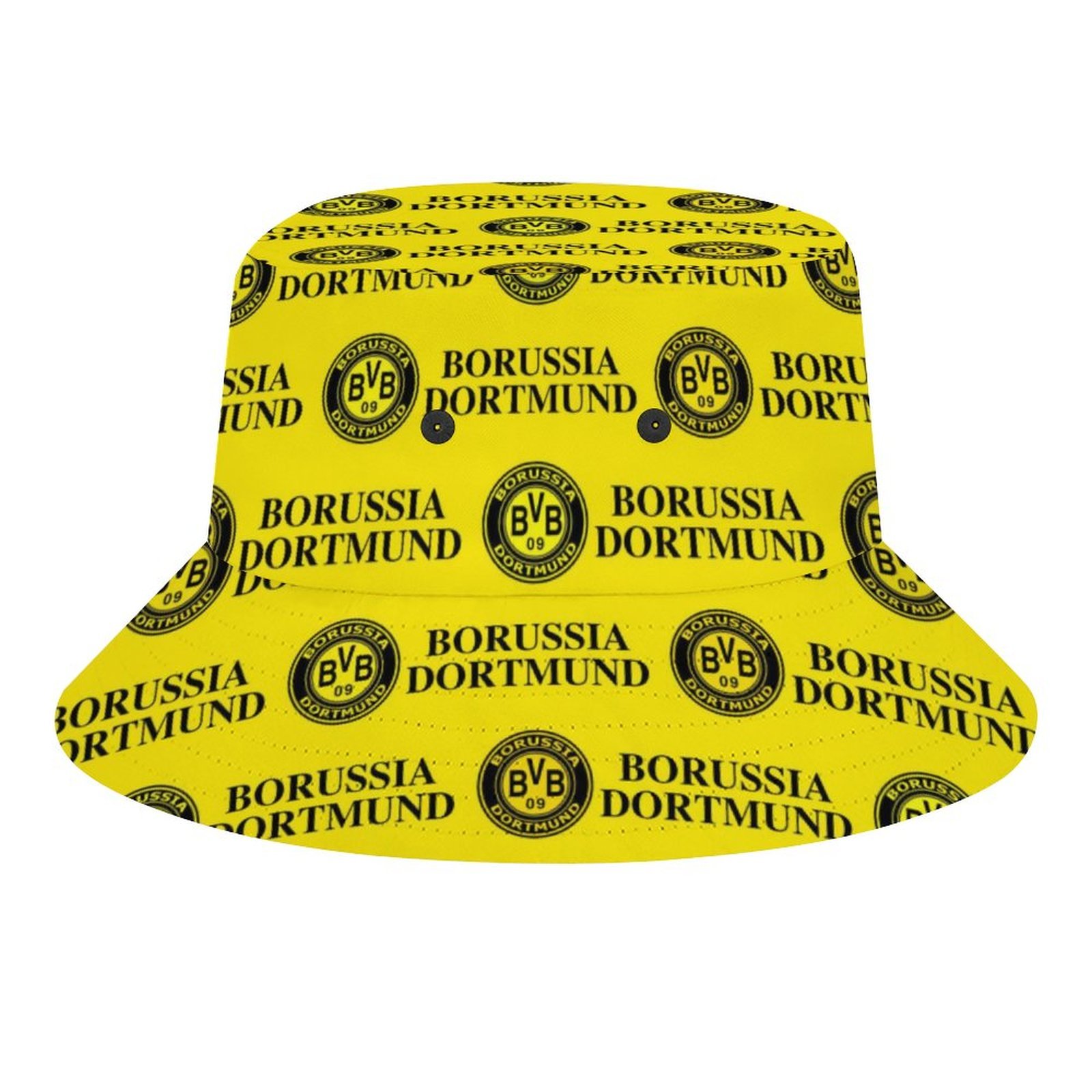 Borussia Dortmund  Karomuster Sommer Sonnenhut Reversible Bucket Hat Borussia Dortmund Karomuster Sommer Sonnenhut Reversible Bucket Hat