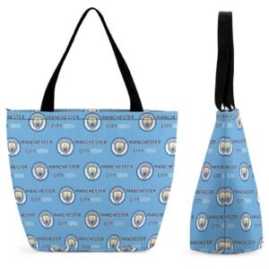Manchester City Frauen Tragetasche Oxford-Stoff Einkaufsbeutel Tote Bag
