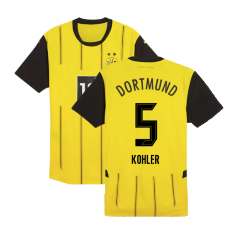 Borussia Dortmund Jürgen Kohler 5 Home Trikot 2024-2025