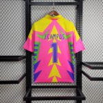 Mexiko Jorge Campos Klassisch und Retro Torwart Trikot - Rosa