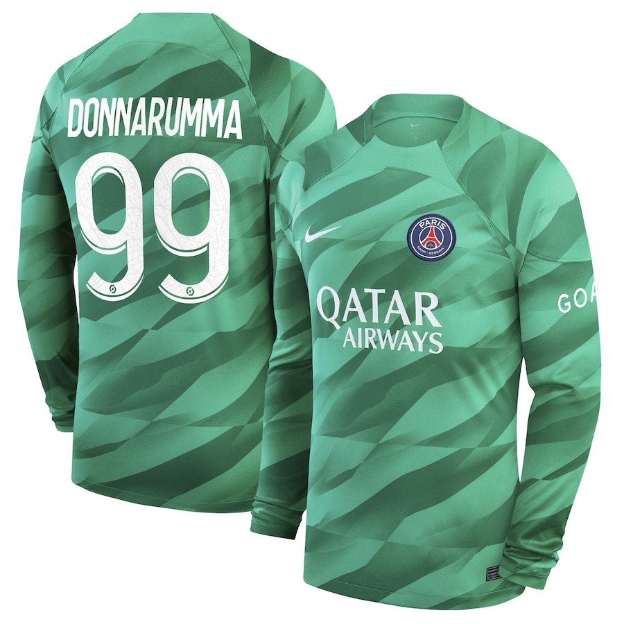 Paris Saint-Germain Donnarumma 99 Torwart Trikot Langarm 2023-2024 Paris Saint-Germain Donnarumma 99 Torwart Trikot Langarm 2023-2024