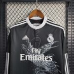 Real Madrid Retro Langarm Third Trikot 2014-2015 - Schwarz
