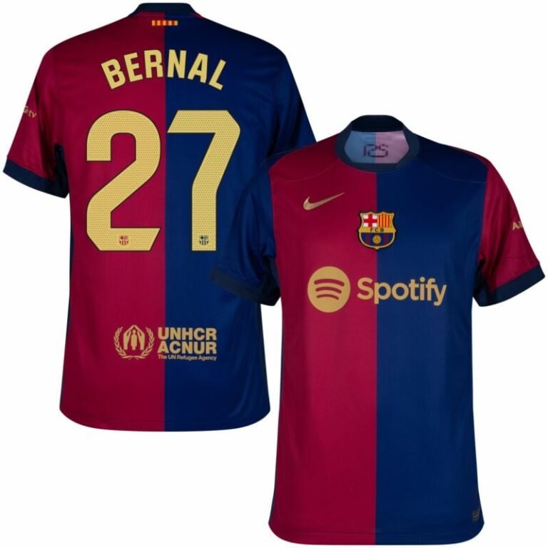 FC Barcelona Marc Bernal 27 Home Trikot 2024-2025