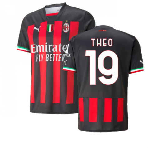 AC Mailand Theo Hernandez 19 Home Trikot 2022-2023