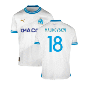 Olympique Marseille Ruslan Malinovskyi 18 Home Trikot 2023-2024
