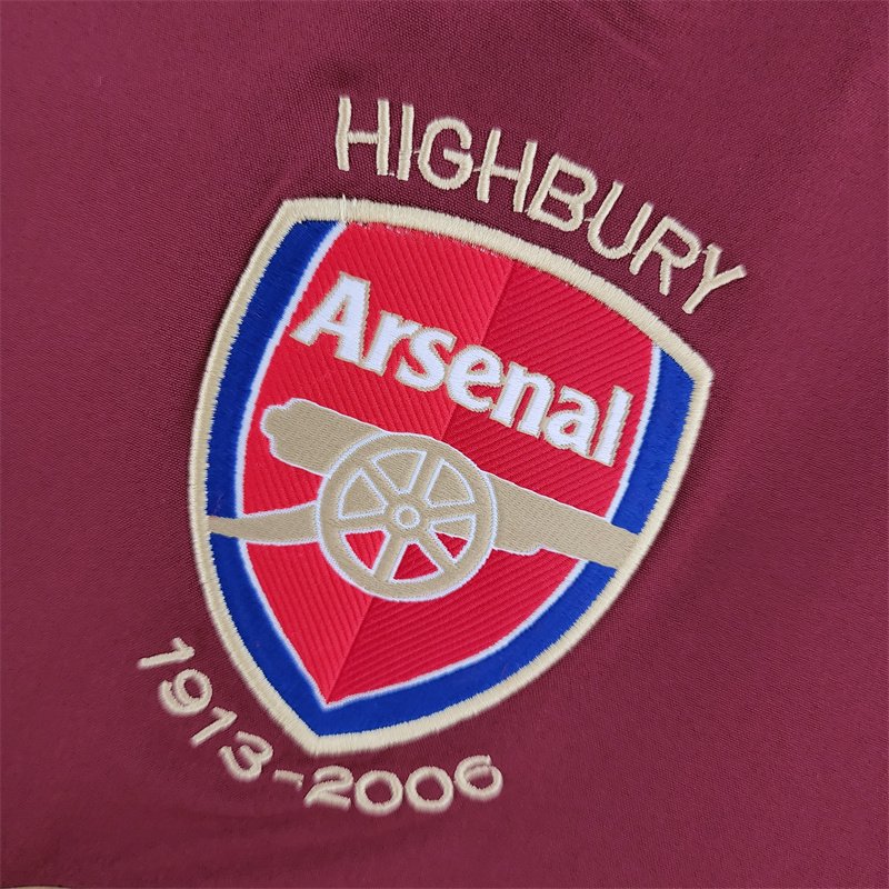 Arsenal Langarm Retro Home Trikot 2005-2006 Arsenal Langarm Retro Home Trikot 2005-2006