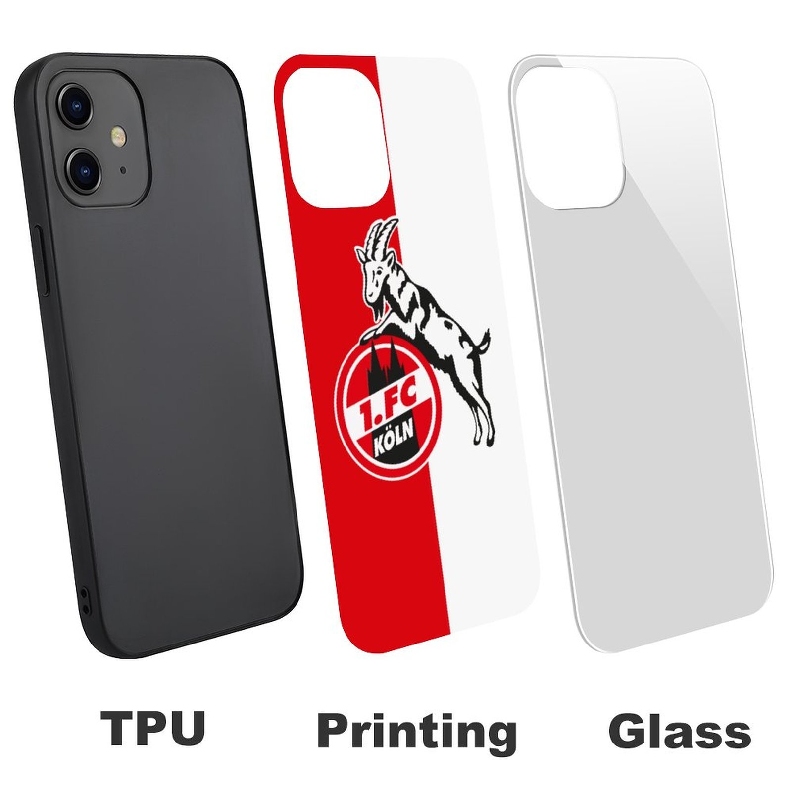 FC Köln Stoßfest Glaskasten Handyhüllen & Cover Für IPhone 12 FC Köln Stoßfest Glaskasten Handyhüllen & Cover Für IPhone 12