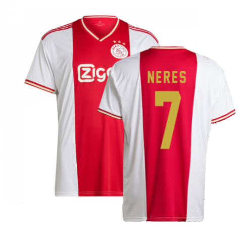 Ajax David Neres 7 Home Trikot 2022-2023