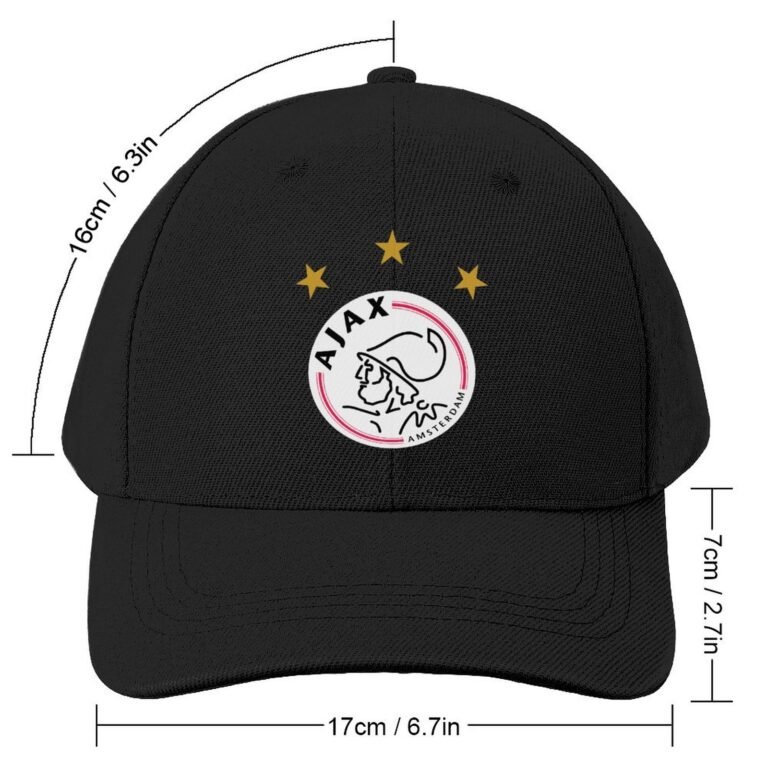Ajax Baseball Cap Verstellbar Reine Farbe Baseballkappe Mütze