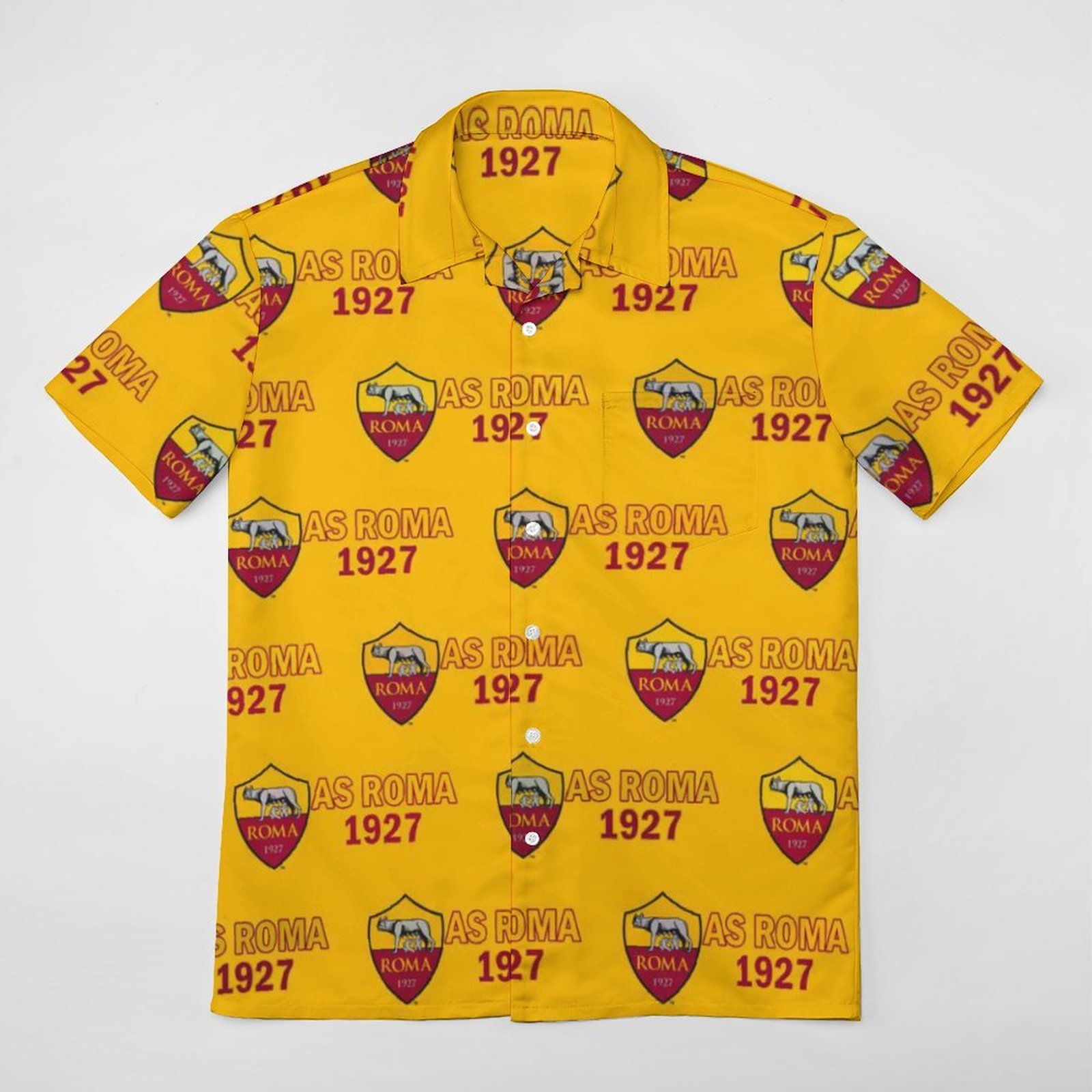 AS Rom Kurzärmelige Herrenhemden, Passform Sommer Kurzarm Casual Button-Down Hemden AS Rom Kurzärmelige Herrenhemden, Passform Sommer Kurzarm Casual Button-Down Hemden