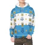 Argentinien Kapuzenpulli Mit Fleece Für Männer Und Frauen