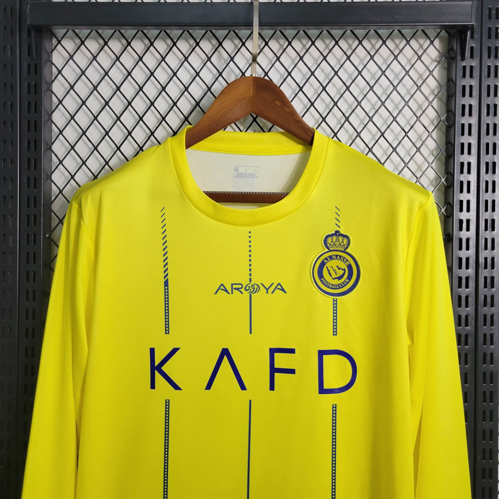 Al Nassr Langarm Home Trikot 2023-2024 Al Nassr Langarm Home Trikot 2023-2024