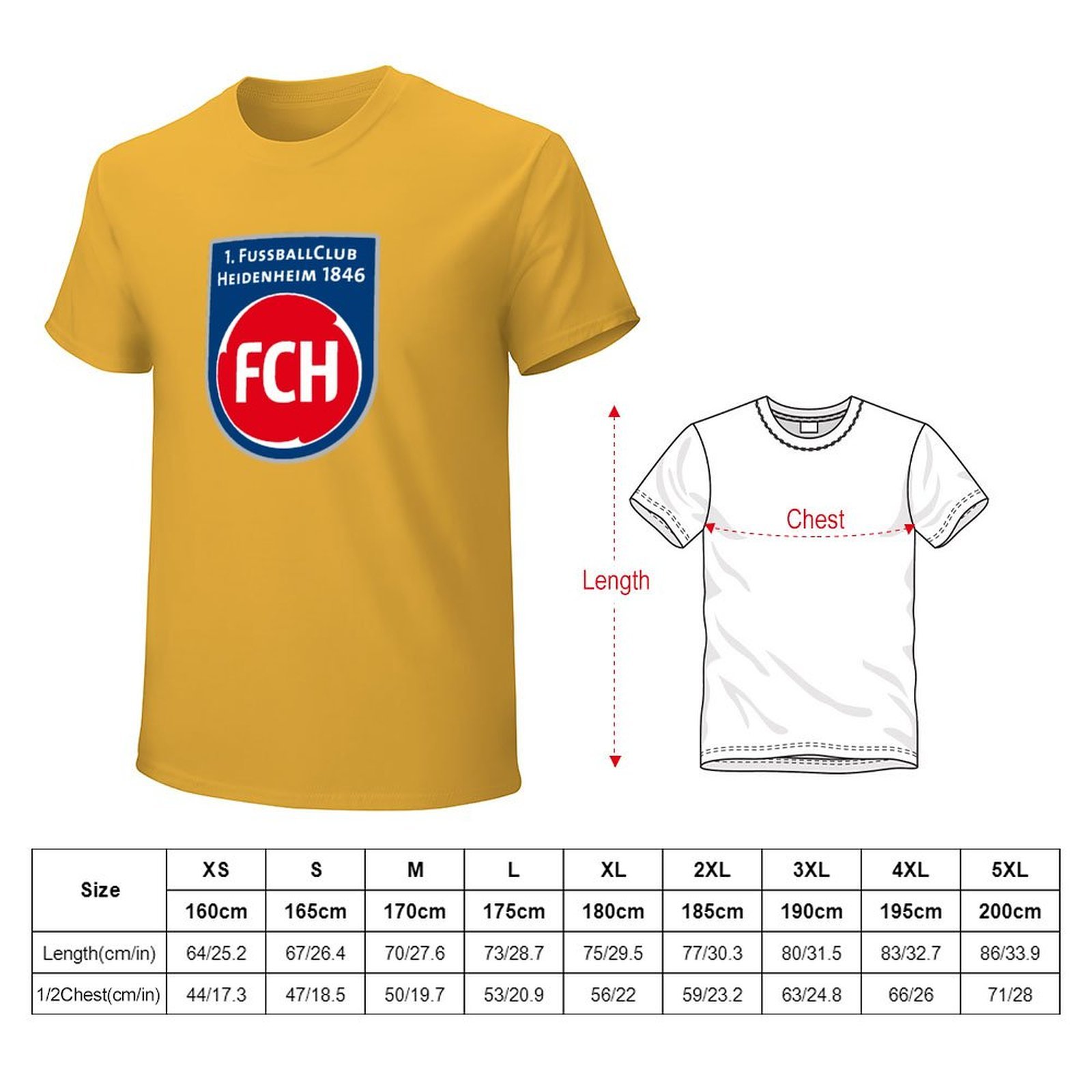 FC Heidenheim Core Stretch Slim Cneck Gildan Tee T-Shirt Herren FC Heidenheim Core Stretch Slim Cneck Gildan Tee T-Shirt Herren