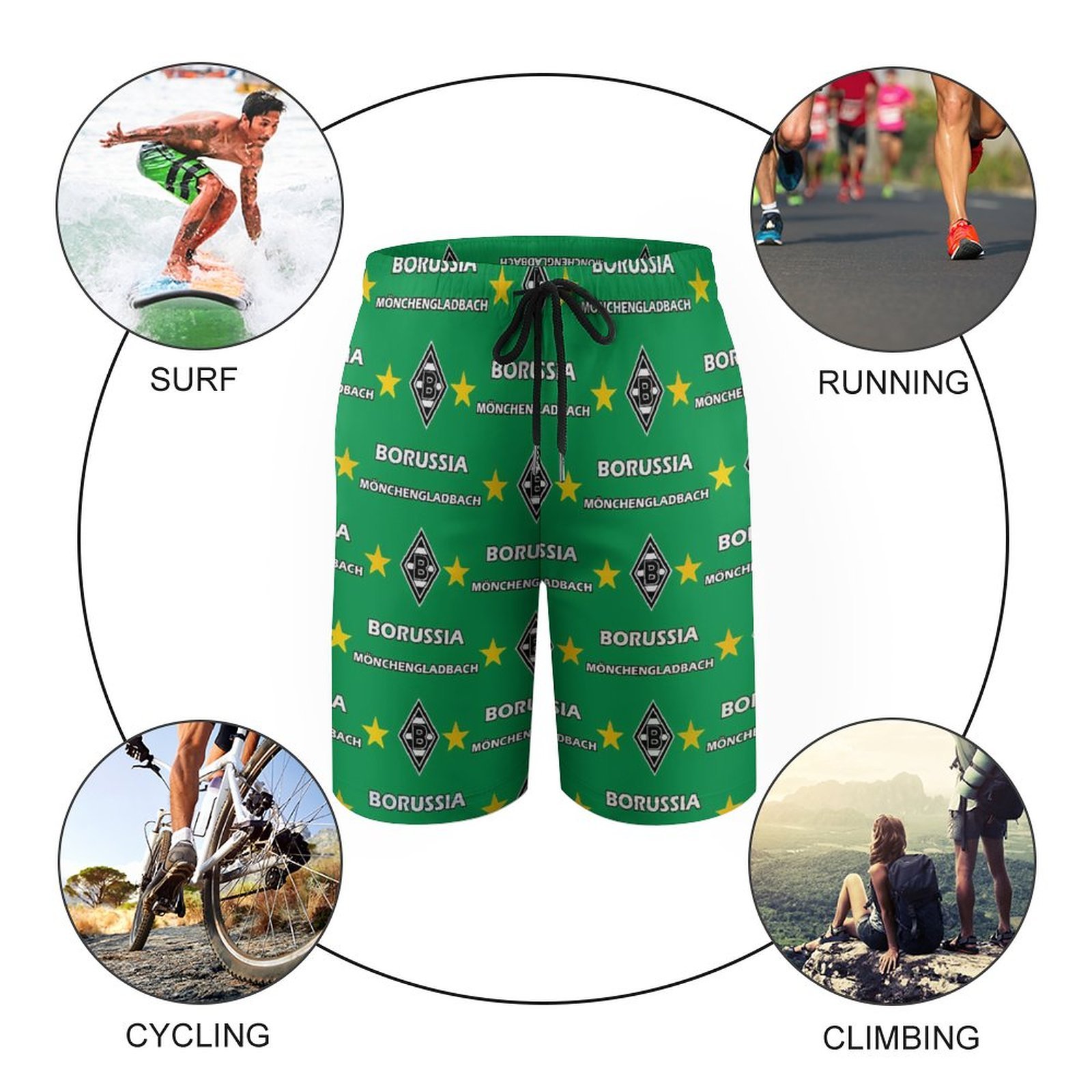 Borussia Mönchengladbach Kinder Badehose,Strandshorts Sommer Jogginghose,Strandhosen Borussia Mönchengladbach Kinder Badehose,Strandshorts Sommer Jogginghose,Strandhosen
