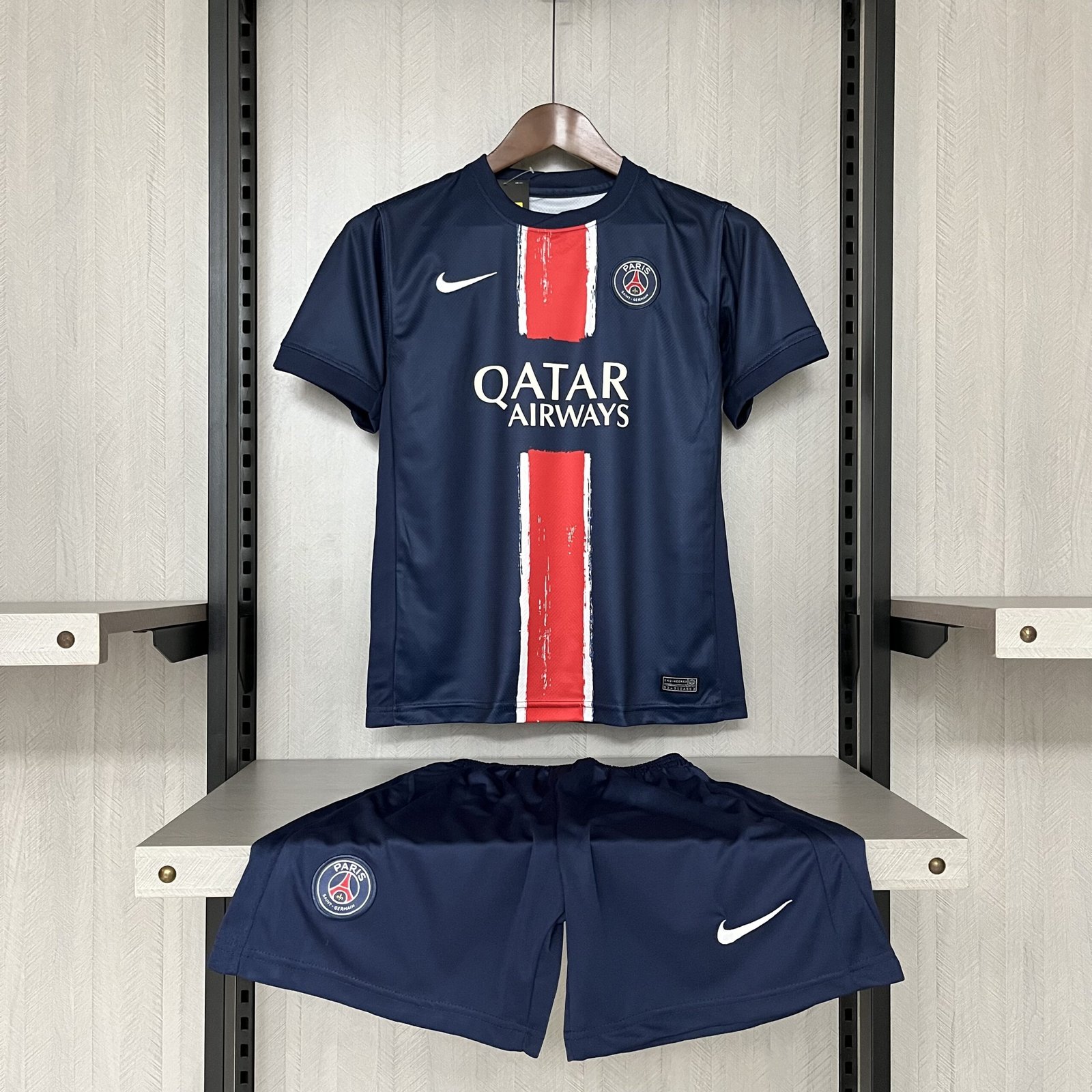 PSG Kylian Mbappe 7 Heimtrikot Kinder Mini Kit 2024-2025