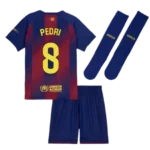 FC Barcelona Pedri 8 Heimtrikot Kinder 2025-2026
