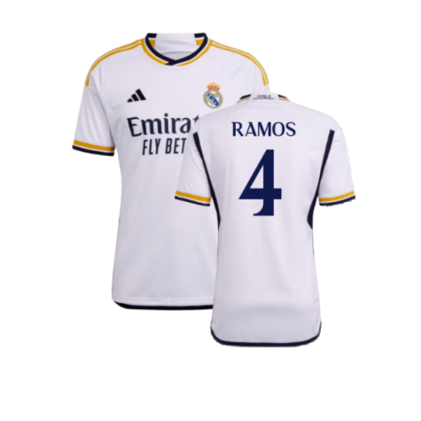 Real Madrid Sergio Ramos 4 Home Trikot 2023-2024