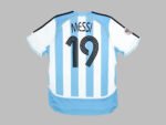 Argentinien Lionel Messi 19 Home Retro Trikot WM 2006