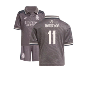 Real Madrid Rodrygo 11 Third Trikot Kinder Minikit 2024-2025