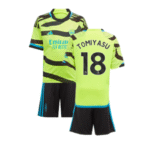 Arsenal Takehiro Tomiyasu 18 Auswärtstrikot Kinder Minikit 2023-2024