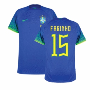 Brasilien Fabinho 15 Away Trikot WM 2022