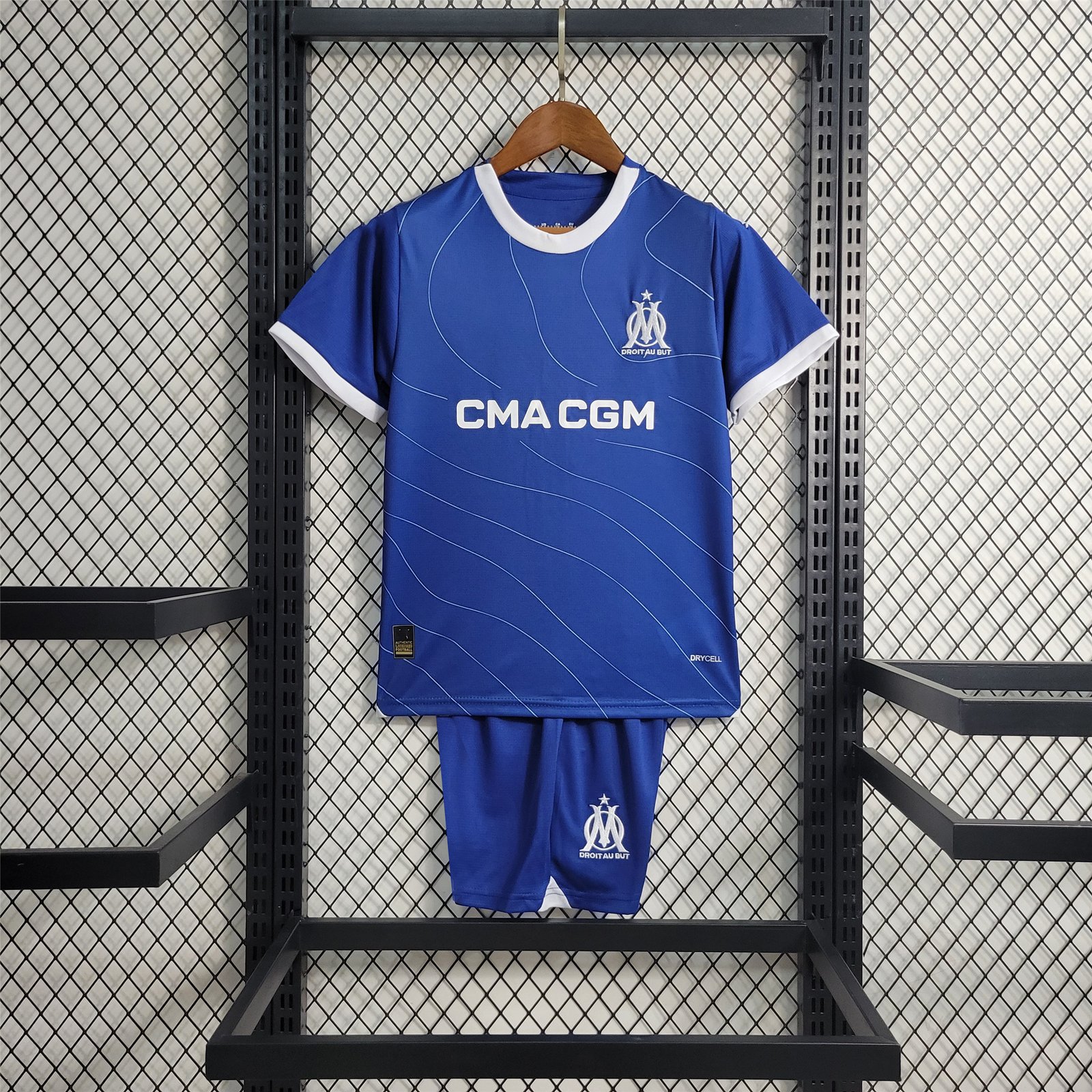 Olympique Marseille Auswärtstrikot Kinder Mini Kit 2023-2024 Olympique Marseille Auswärtstrikot Kinder Mini Kit 2023-2024