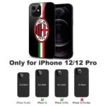 AC Mailand Stoßfest Glaskasten Handyhüllen & Cover Für IPhone 12