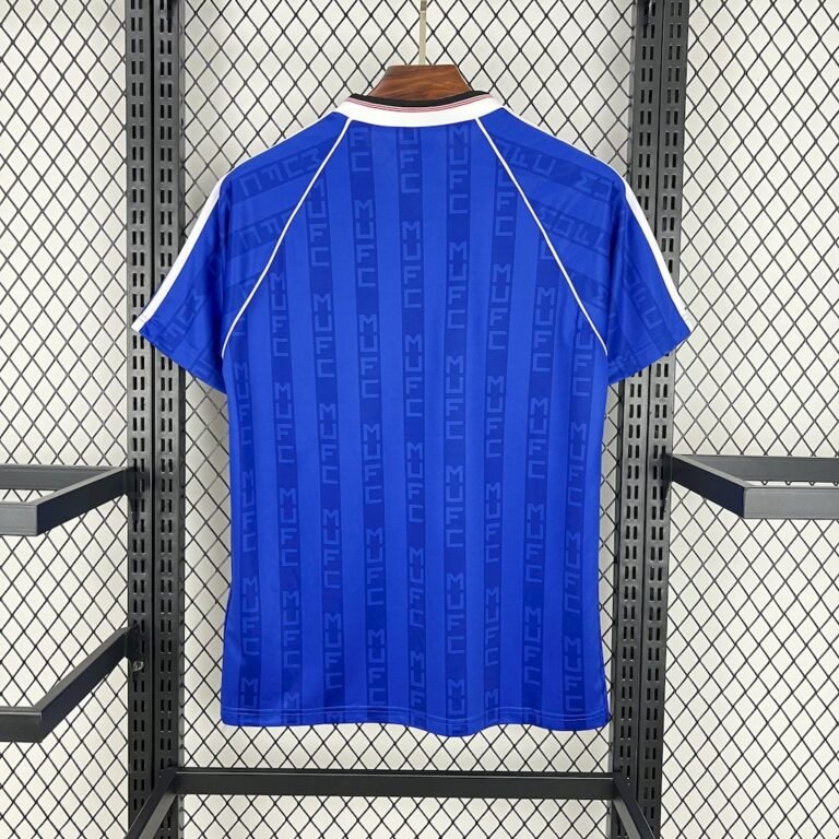 Manchester United Retro Away Trikot 1998-1999 - Blau