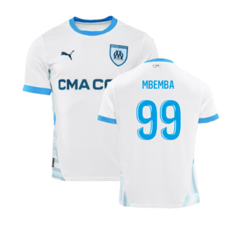 Olympique Marseille Chancel Mbemba 99 Home Trikot 2024-2025