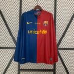 FC Barcelona Champions League Final Langarm Home Retro Trikot 2008-2009