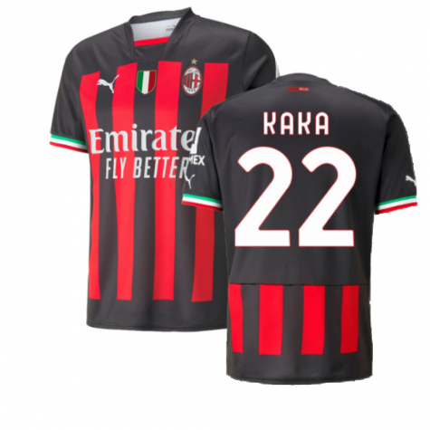 AC Mailand Kaka 22 Home Trikot 2022-2023 AC Mailand Kaka 22 Home Trikot 2022-2023