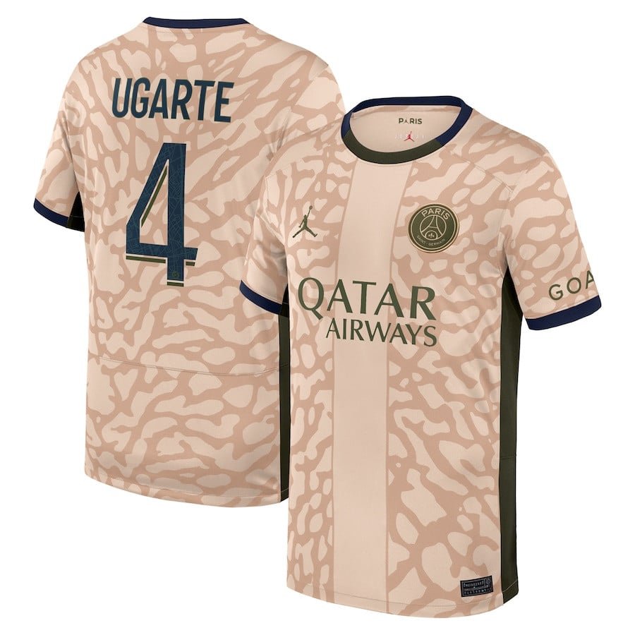 Paris Saint-Germain Manuel Ugarte 4 Fourth Trikot 2023-2024 Paris Saint-Germain Manuel Ugarte 4 Fourth Trikot 2023-2024