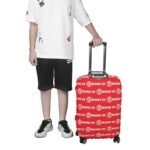 Mainz 05 Gepäckschutz Elastisches Design Staubdicht Und Anti-Kratz-Gepäckhülle