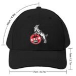 Unisex FC Köln Baseball Cap Verstellbar Reine Farbe Baseballkappe Mütze