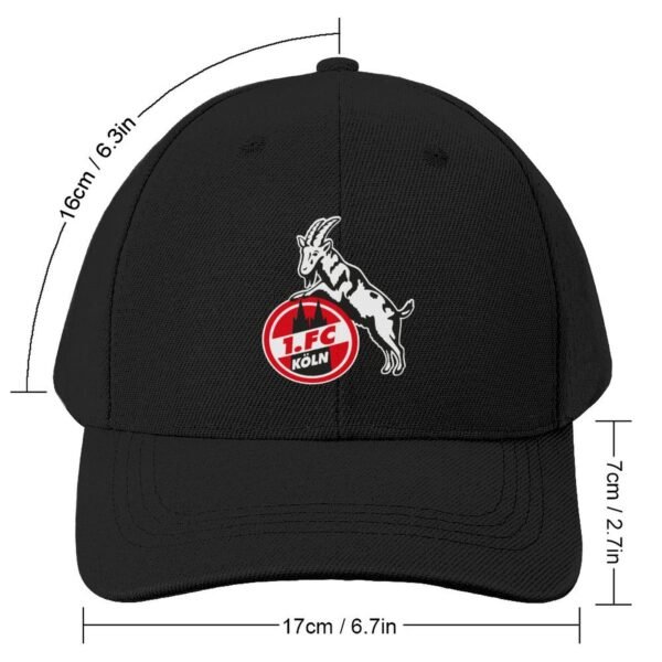Unisex FC Köln Baseball Cap Verstellbar Reine Farbe Baseballkappe Mütze