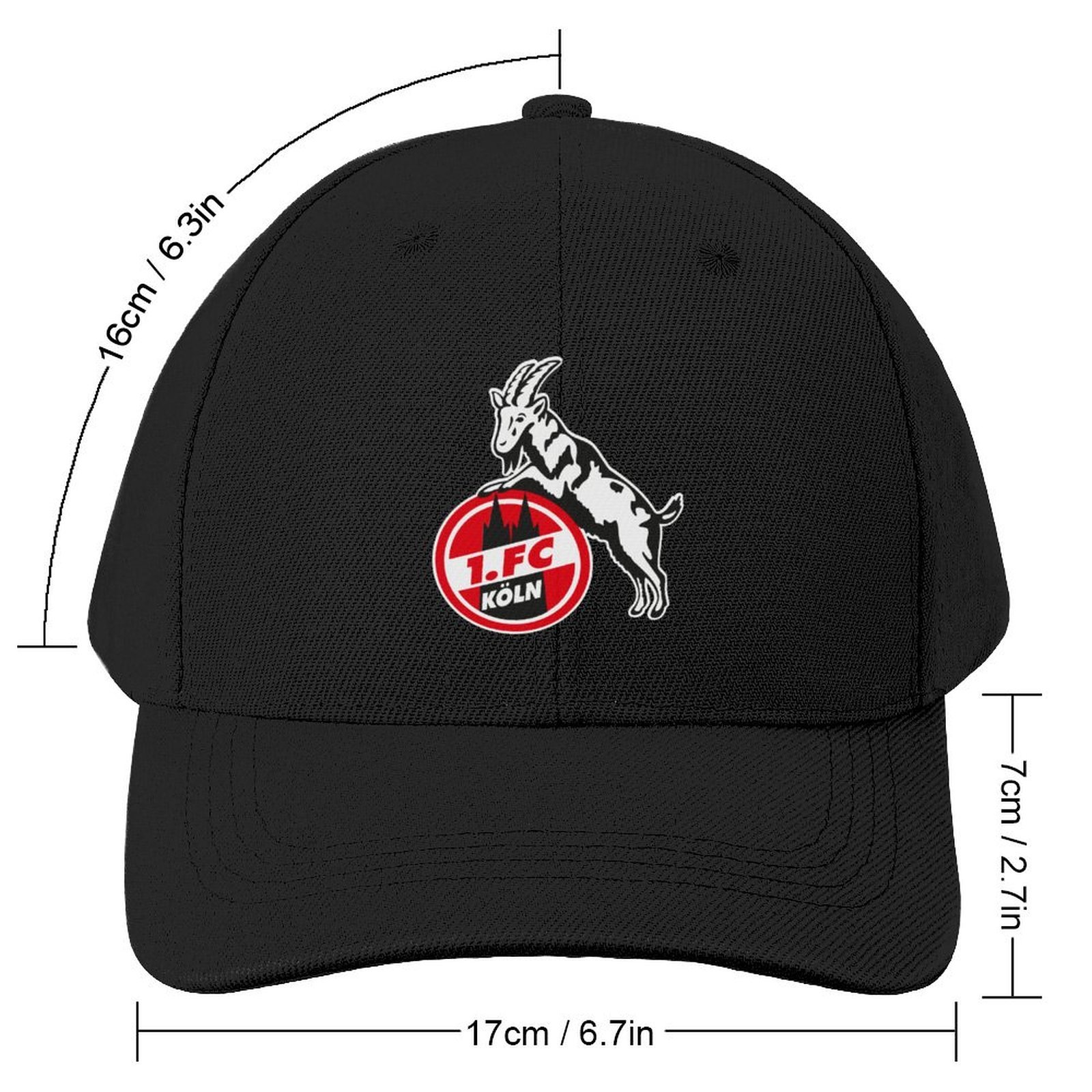 Unisex FC Köln Baseball Cap Verstellbar Reine Farbe Baseballkappe Mütze Unisex FC Köln Baseball Cap Verstellbar Reine Farbe Baseballkappe Mütze