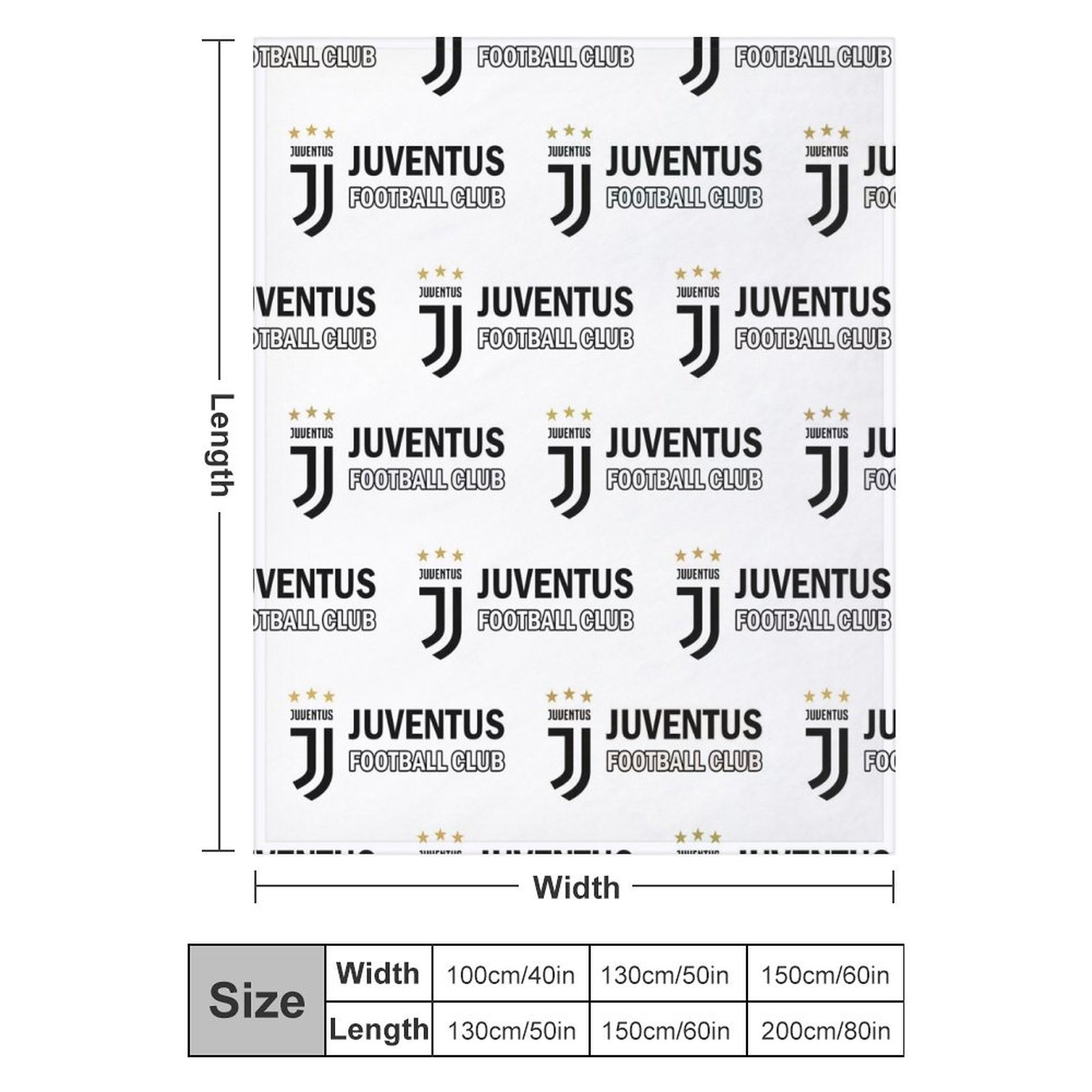 Juventus FC Decken, Superweiche Decken, Verschiedene Größen Von Decken Juventus FC Decken, Superweiche Decken, Verschiedene Größen Von Decken