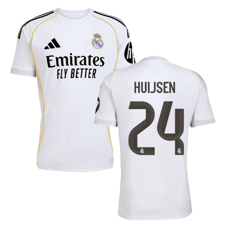 Real Madrid Dean Huijsen 24 Home Trikot 2025-2026
