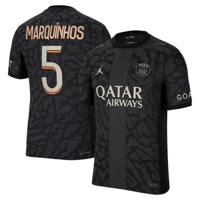 Paris Saint-Germain Marquinhos 5 Third Trikot 2023-2024