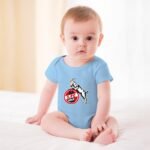 FC Köln Baby Bodysuit Strampler Schlafanzug Mit Kurzen Ärmeln