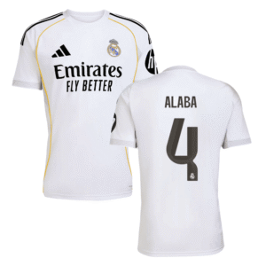 Real Madrid David Alaba 4 Home Trikot 2025-2026