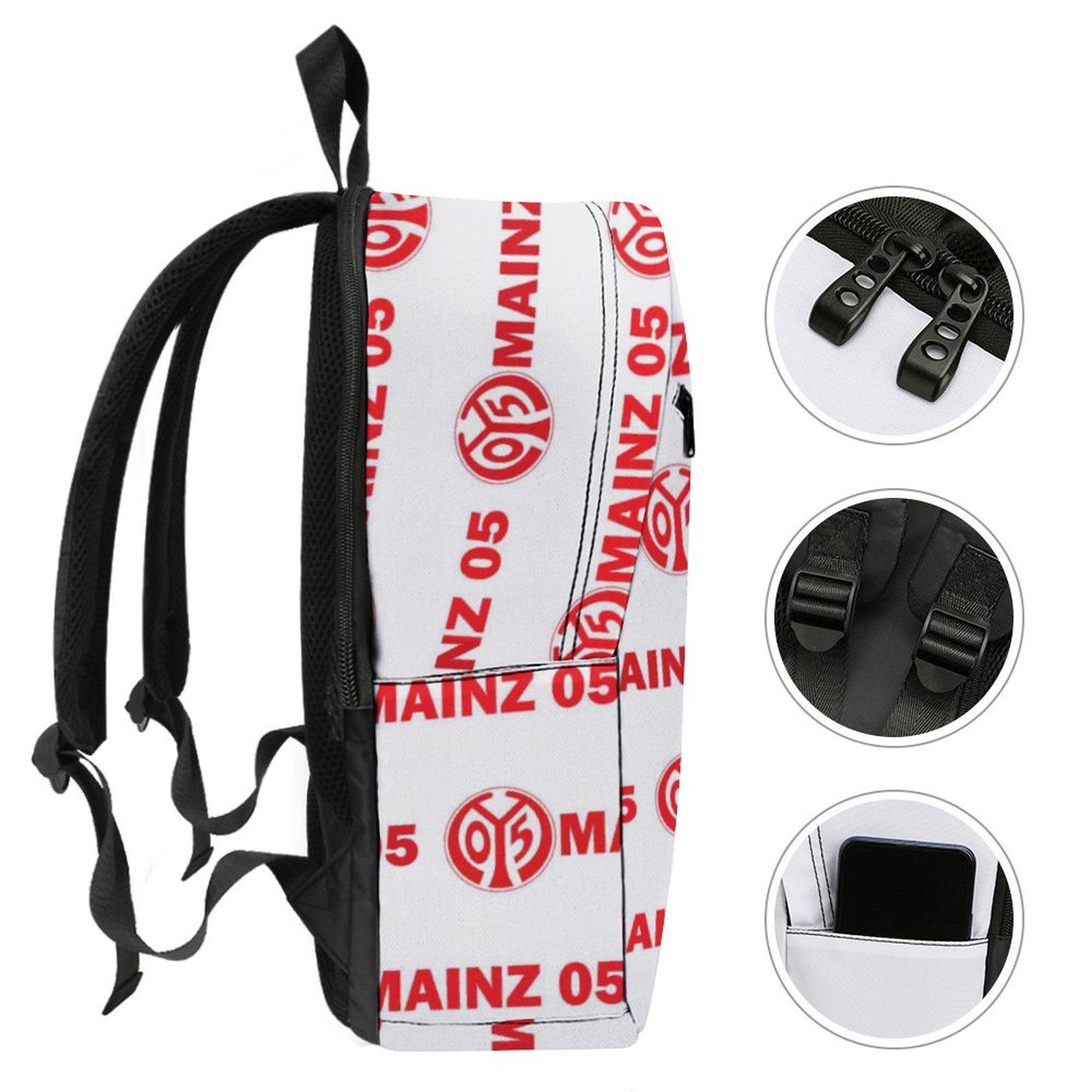 Mainz 05 Unisex Backpack Rucksack Outdoor Wanderrucksack Mainz 05 Unisex Backpack Rucksack Outdoor Wanderrucksack