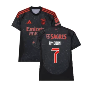 SL Benfica Zeki Amdouni 7 Away Trikot 2024-2025