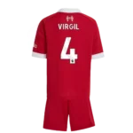 FC Liverpool Virgil van Dijk 4 Heimtrikot Kinder 2025-2026