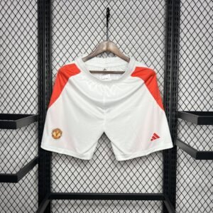 Manchester United Home Short 2024-2025 - Weiß