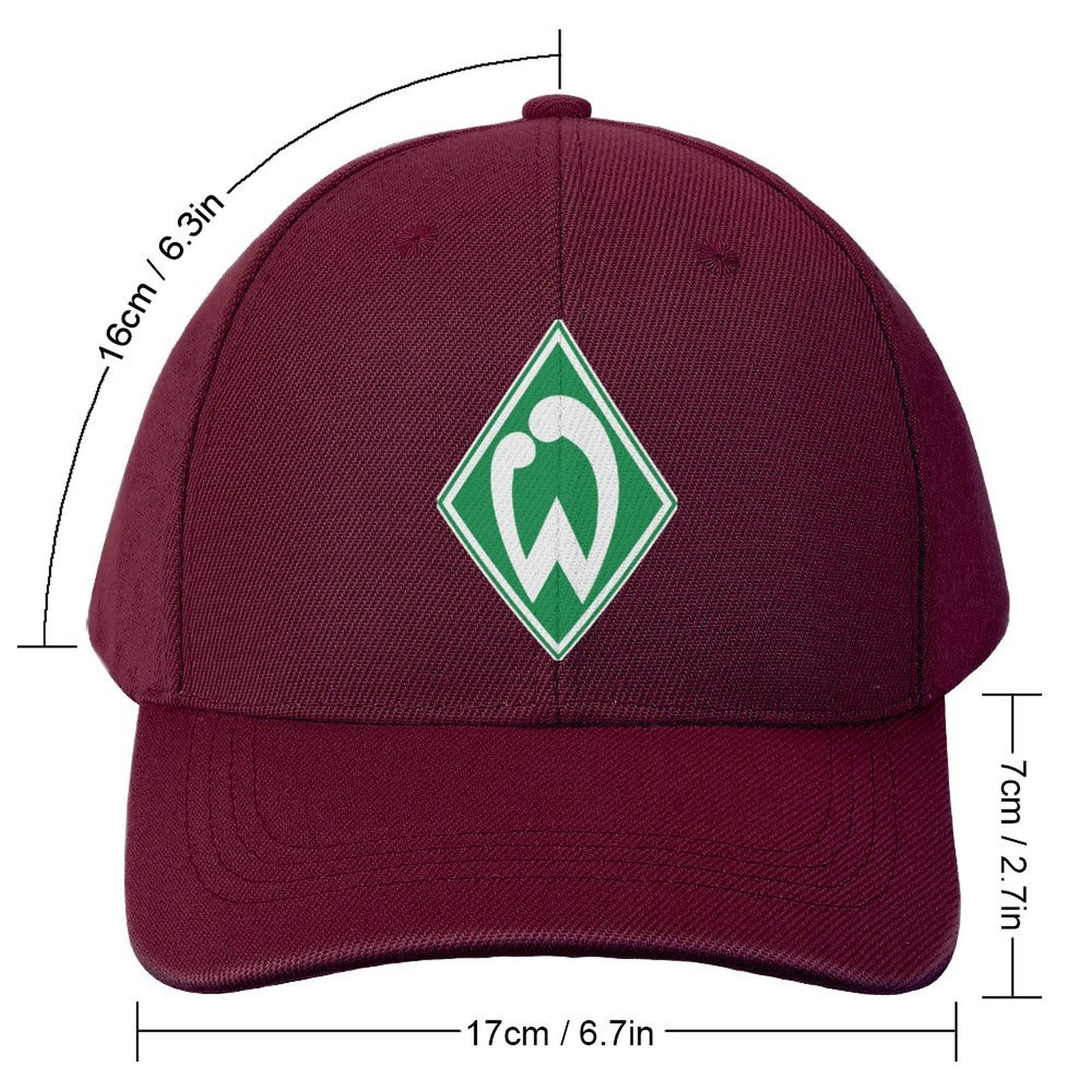Unisex Werder Bremen Baseball Cap Verstellbar Reine Farbe Baseballkappe Mütze Unisex Werder Bremen Baseball Cap Verstellbar Reine Farbe Baseballkappe Mütze